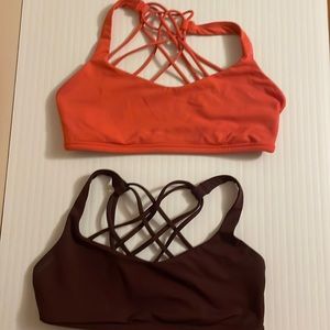 2 Lululemon sports bras size 8